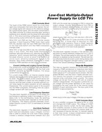 MAX17014AETM+T Datasheet Page 19