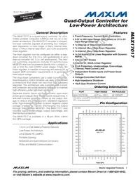 MAX17017GTM+TGB4 Datasheet Cover