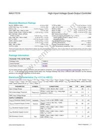 MAX17019ATM+T Datasheet Page 2