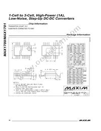 MAX1701EEE Datasheet Page 16