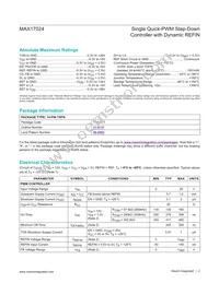 MAX17024ETD+T Datasheet Page 2