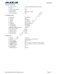 MAX17028GTJ+ Datasheet Page 3