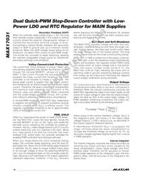 MAX17031ETG+T Datasheet Page 18
