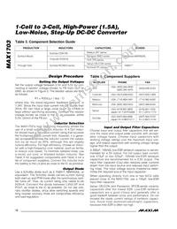 MAX1703ESE Datasheet Page 12