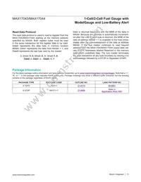 MAX17044X+T10 Datasheet Page 13