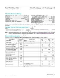 MAX17047G+T10 Datasheet Page 2