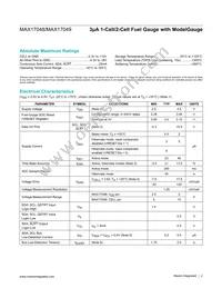 MAX17049X+T10 Datasheet Page 2