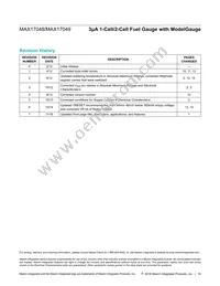 MAX17049X+T10 Datasheet Page 19