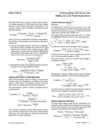 MAX17061AETI+ Datasheet Page 21