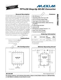 MAX17062ETB+T Datasheet Cover