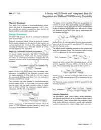 MAX17105ETG+T Datasheet Page 21