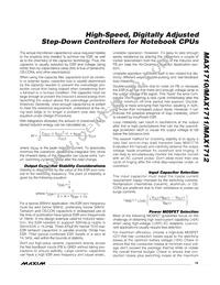 MAX1711EEG+TG002 Datasheet Page 19