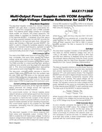 MAX17126BETM+T Datasheet Page 21