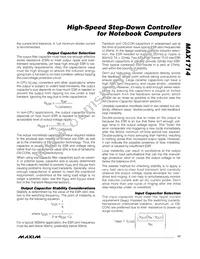 MAX1714AEEP+TG05 Datasheet Page 17