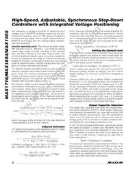 MAX1716EEG+ Datasheet Page 22