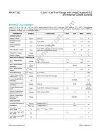 MAX17262REWL+ Datasheet Page 7