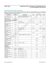 MAX17263LETD+T Datasheet Page 7