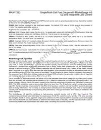 MAX17263LETD+T Datasheet Page 19