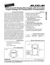 MAX1729EUB Datasheet Cover