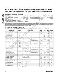 MAX1729EUB Datasheet Page 2