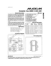 MAX172BMRG/883B Cover