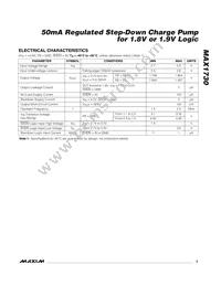 MAX1730EUB Datasheet Page 3