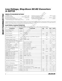 MAX1734EUK18+TGA8 Datasheet Page 2