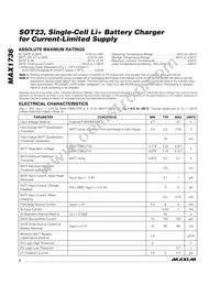 MAX1736ETT42+T Datasheet Page 2