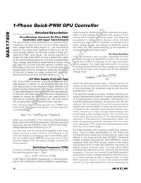 MAX17409GTI+T Datasheet Page 16