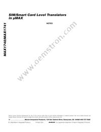 MAX1741EUB+T Datasheet Page 12