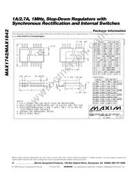 MAX1742EEE Datasheet Page 16