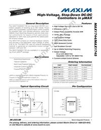 MAX1744AUB/V+ Datasheet Cover
