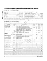 MAX17491GTA+ Datasheet Page 2