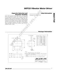MAX1749EUK-T Datasheet Page 7