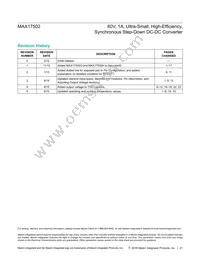 MAX17502GATB+ Datasheet Page 21