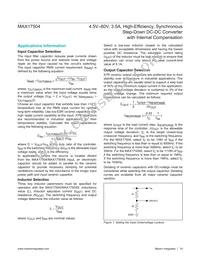 MAX17504SATP+ Datasheet Page 19