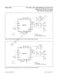 MAX17504SATP+ Datasheet Page 23