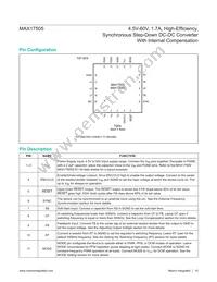 MAX17505SATP+T Datasheet Page 15