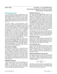 MAX17505SATP+T Datasheet Page 17