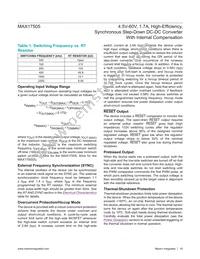 MAX17505SATP+T Datasheet Page 18