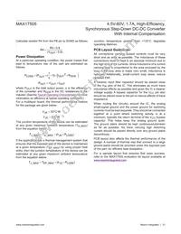 MAX17505SATP+T Datasheet Page 21