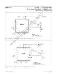 MAX17505SATP+T Datasheet Page 23