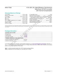 MAX17506ATP+T Datasheet Page 2