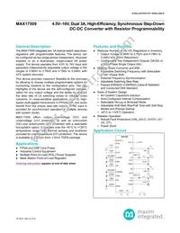 MAX17509ATJ+ Datasheet Cover