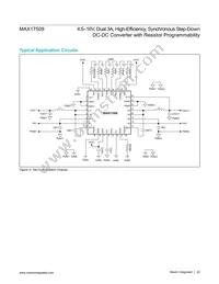 MAX17509ATJ+ Datasheet Page 22