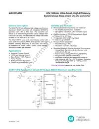 MAX17541GATB+ Datasheet Cover