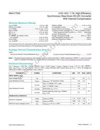 MAX17545ATP+T Datasheet Page 2