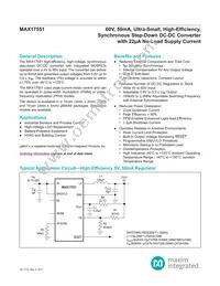 MAX17551ATB+T Datasheet Cover