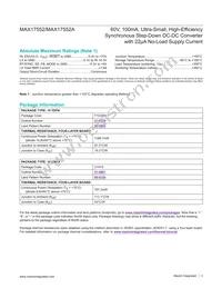 MAX17552AUB+T Datasheet Page 3