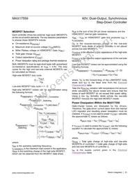 MAX17559ACJ+ Datasheet Page 23